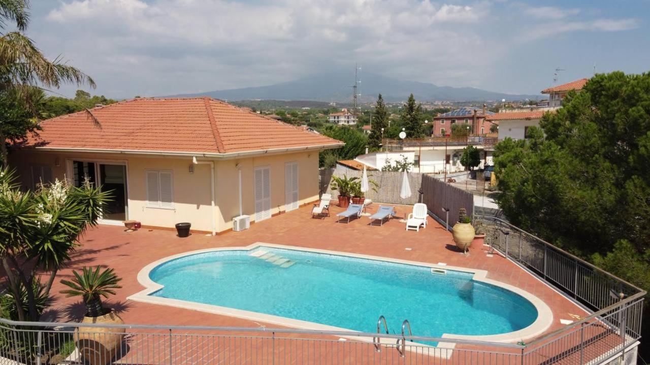 Holiday Flower Villa Panoramica Sul Golfo Di Catania Misterbianco Εξωτερικό φωτογραφία