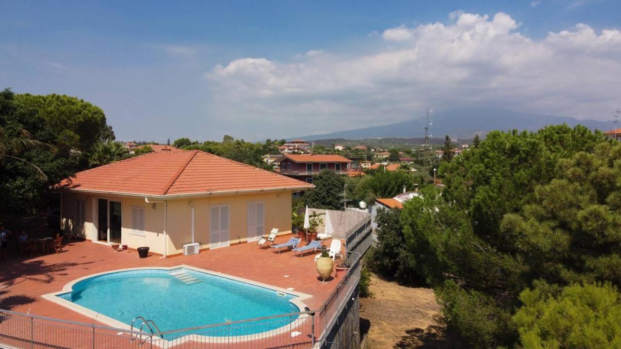 Holiday Flower Villa Panoramica Sul Golfo Di Catania Misterbianco Εξωτερικό φωτογραφία